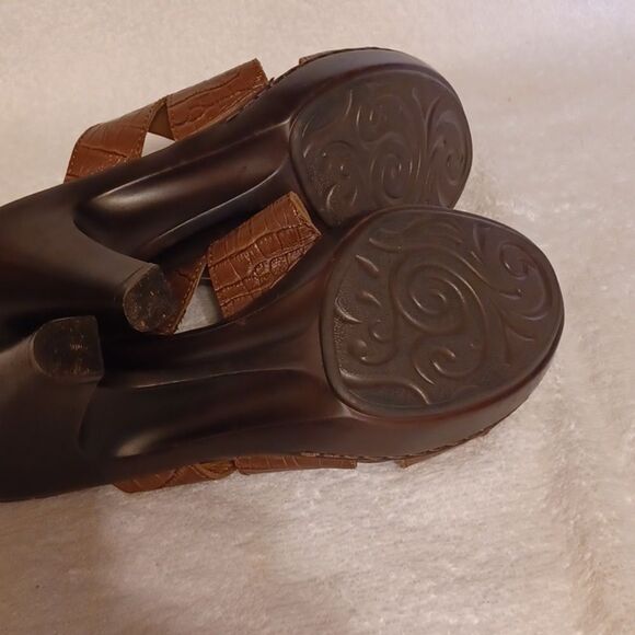 Solos leather uppers women's size 8 brown - Picture 5 of 5